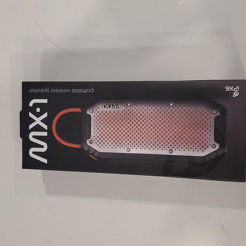 Veho MX-1 Water Resistant Rugged Wireless Bluetooth Speaker with Built-in Power
